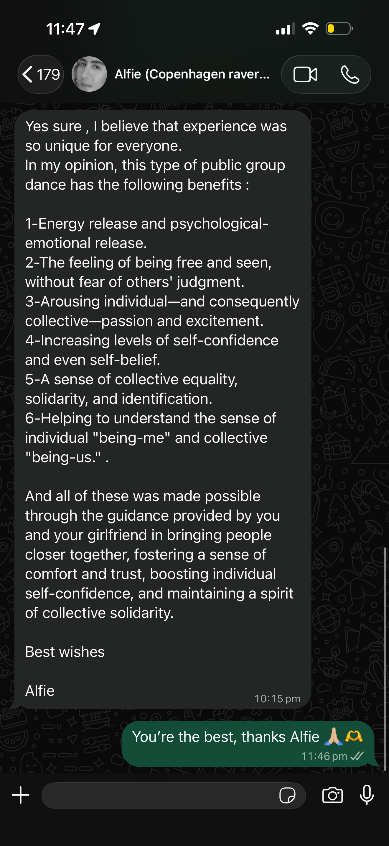 WhatsApp screenshot